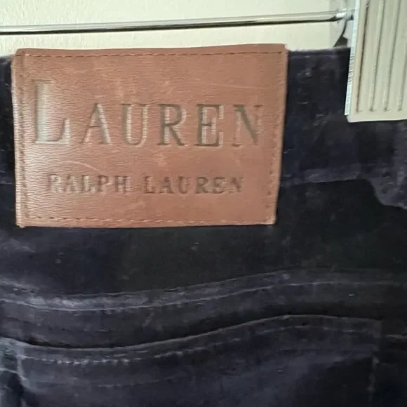 Lauren Ralph Lauren vintage Velvet jean - Picture 2 of 4